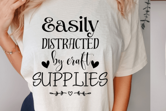 Easily Distracted by Craft Supplies SVG Review