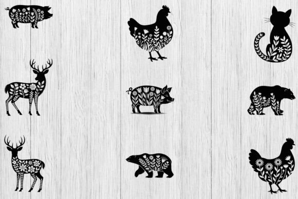 Floral Animals SVG Bundle Review for Embroidery Designers