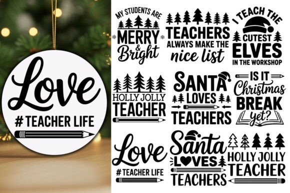 FREE Teacher Christmas SVG Bundle Review for Embroidery Designers