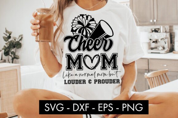 Funny Cheer Mom SVG PNG Sublimation
