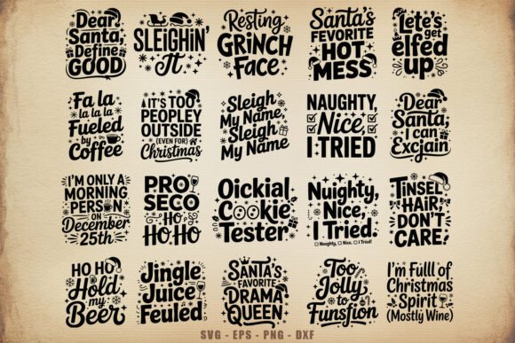 Funny Christmas Quotes SVG Bundle Shirt Review