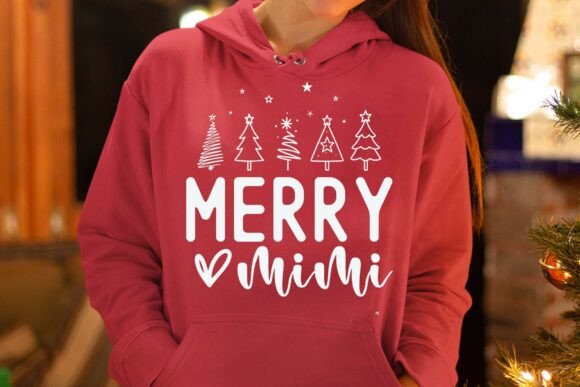 Merry Mimi Svg: A Festive Embroidery Design for Holiday Craft Projects