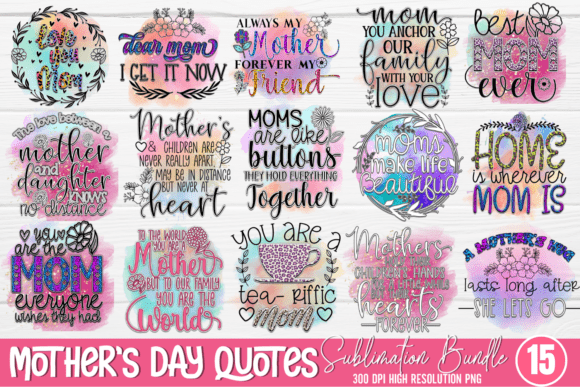 Mother s Day Quotes Sublimation Bundle Review