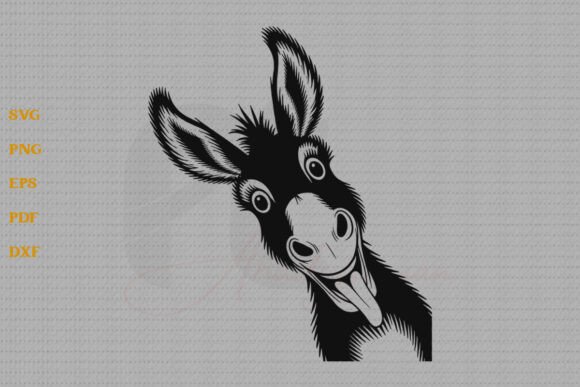 Peeking Donkey SVG: A Playful, Practical Embroidery Pick